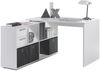Büro-Set >Trio< in Weiß - 121x76x33cm (BxHxT) Bild 5
