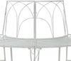 vidaXL Baumbank 4-Sitzanzahl 160 x 80 x 89 cm Stahl Antik Weiß 42029520 Bild 4