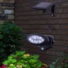LED Solar Wandleuchte, Bewegungsmelder, schwenkbar, anthrazit Bild 3