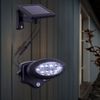 LED Solar Wandleuchte, Bewegungsmelder, schwenkbar, anthrazit Bild 2