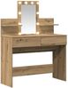 vidaXL Schminktisch Artisan-Eiche 100 x 40 x 130 cm Holzwerkstoff 868851 Bild 2