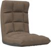 vidaXL Bodenstuhl Faltbar Taupe Stoff [336593] Bild 2