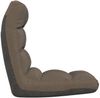 vidaXL Bodenstuhl Faltbar Taupe Stoff [336593] Bild 4