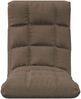 vidaXL Bodenstuhl Faltbar Taupe Stoff [336593] Bild 3