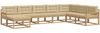 vidaXL Outdoor-Sofagarnitur 8 pcs Weiß und Beige 3386857 Bild 2