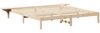 vidaXL Bettrahmen Natur 200 x 200 cm Massives Kiefernholz 873175 Bild 4