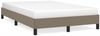 vidaXL Polsterbett, Stoff, 25,0 cm, Taupe, 120x190 cm Bild 2