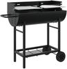 vidaXL Holzkohlegrill 96,5 x 42,5 x 88,5 cm Schwarz 42030068 Bild 2