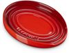 LE CREUSET Schüssel Löffelablage oval kirschrot 16cm, Steingut, (Schüsseln & Schalen) Bild 3