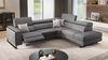 Sofanella Ecksofa MANZANO Funktionscouch Ledersofa Eckgarnitur in Braun Bild 3