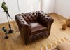 Sessel Echtleder 105x82x75 braun CHESTERFIELD #102 Bild 3