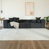HOME DELUXE Sofa Modulares Sofa FINO - M 327 x 70 x 120 cm, abgeschrägte Rückenlehnen & Seitenfächer 3 Teile, Couch, Ecksofa Wohnlandschaft Bild 5