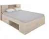 Vente-unique - Bett mit Kopfteil, Stauraum & Schubladen - 160 x 200 cm - Naturfarben - LEANDRE Bild 4