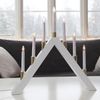 LED Lichterbogen ,Halla', 7-flammig, Holz, weiß Bild 2