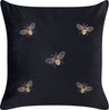 Kissen 2er Set Tiermuster TALINUM Samtstoff 45 x 45 cm Schwarz Bild 4