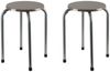 Stapelhocker cappuccino 2er-Set Stapelstuhl Partyhocker Gästehocker Sitzhocker Bild 3