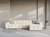 Micadoni Ecksofa Kendal 5-Sitzer Rechts Samt Elfenbein Bild 5