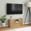 vidaXL TV-Schrank mit Schublade ODDA 79x24x40 cm Massivholz Kiefer 4103605 Bild 3