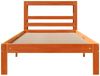 vidaXL Massivholzbett ohne Matratze Wachsbraun 100x200 Kiefernholz 3306063 Bild 4