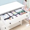ORLISA 8-teiliges Set Aufbewahrungsbox Kleiderschrank Organizer, Grau Bild 3