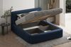 Polsterbett OLAF-OM 90x200 mit Bettkasten und Lattenrost. Farbe: VELUTTO 11 Bild 3