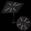 vidaXL Garten Sonnenschirm mit LED-Lichtern 200x300 cm Polyester 42036245 Bild 3