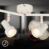 Briloner Leuchten LED Deckenspots TAPP, ohne Leuchtmittel, 60,5x13,5 cm, Wohnzimmer, Schlafzimmer, Flur, Büro Bild 4