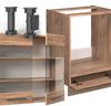 Eckküche Fame-Line Goldkraft Eiche 190 x 60 cm , AP Eiche Vicco Bild 5