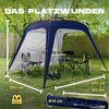 Lumaland 'Where Tomorrow' Pavillon, Polyester, 250 x 250 x 190 cm, Navy Bild 2