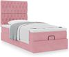 vidaXL Ottoman-Bett mit Matratzen Rosa 90x190 cm Samt 3313516 Bild 4