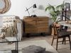 Sideboard dunkler Holzfarbton 2 Türen TIMBER Bild 3