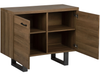 Sideboard dunkler Holzfarbton 2 Türen TIMBER Bild 5