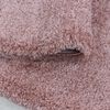 Hochflor Teppich Francesca rund - 80 cm Durchmesser - Rosa Bild 3