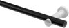 Gardinenstangen-Set Platon Elanto 100 cm, 1-läufig (ohne Ringe), 20 mm Ø Schwarz Bild 3