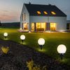 4x LED Solarkugel Stecklampen, weiß, H 39 cm Bild 4