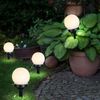 4x LED Solarkugel Stecklampen, weiß, H 39 cm Bild 3