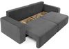 Schlafsofa Pixalo Cord mit 2 Bettkästen und Schlaffunktion (Farbe: Poso 14) Bild 4