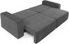 Schlafsofa Pixalo Cord mit 2 Bettkästen und Schlaffunktion (Farbe: Poso 14) Bild 3