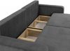 Schlafsofa Pixalo Cord mit 2 Bettkästen und Schlaffunktion (Farbe: Poso 14) Bild 5