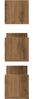 vidaXL Wandregale 3 Stk. Artisan-Eiche 58x18x18 cm Holzwerkstoff 853289 Bild 5