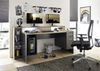 Schreibtisch >Thasos< in Grau - 182x92x70cm (BxHxT) Bild 2