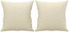 vidaXL 3-Sitzer-Sofa mit Zierkissen Creme 180 cm Kunstleder 3200809 Bild 5