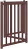vidaXL 3-tlg. Hundetor Faltbar Braun Eiche 150 cm Massivholz Tanne 352292 Bild 5
