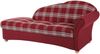 Recamiere Armlehne rechts Kama Bezug Flachgewebe Buche natur / rot 21554 Bild 3