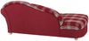 Recamiere Armlehne rechts Kama Bezug Flachgewebe Buche natur / rot 21554 Bild 5