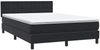vidaXL Boxspringbett mit Matratze Schwarz 160x210 cm Samt 3316601 Bild 4