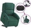 vidaXL Relaxsessel mit Aufstehhilfe Dunkelgrün Samt 3204302 Bild 5