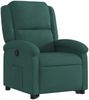 vidaXL Relaxsessel mit Aufstehhilfe Dunkelgrün Samt 3204302 Bild 3