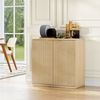 BlingBin Kommode Sideboard Küchenschrank Aufbewahrungsschrank mit 2 Soft-Close-Türen (1er Set, 1 St, 80 B x 40 T x 80 H cm), Moderner Buffetschrank für Wohnzimmer, Küche, Esszimmer Bild 2