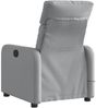 vidaXL Massagesessel Elektrisch Hellgrau Stoff 3206690 Bild 5